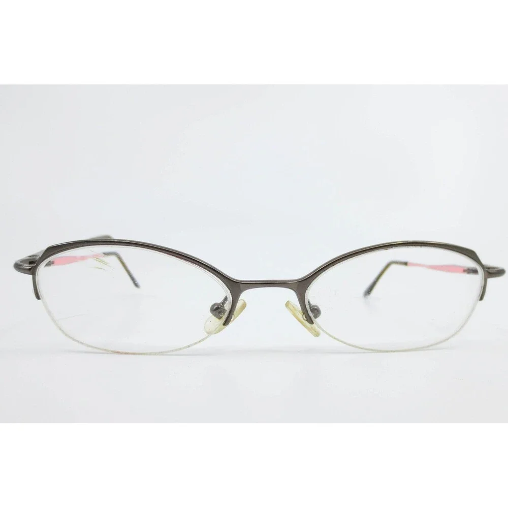 Valentino 5366 0ZW9 Cat Eye Eyeglasses Gunmetal Pink 49-18-135 Made in Italy